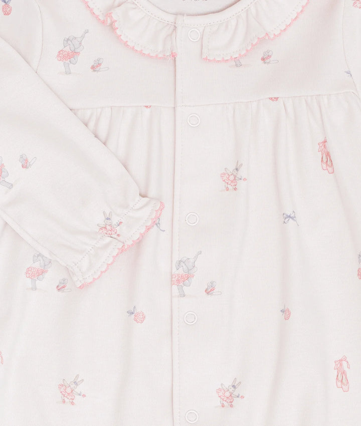 details van pajama met ballerina olifant in lichtroze van livly