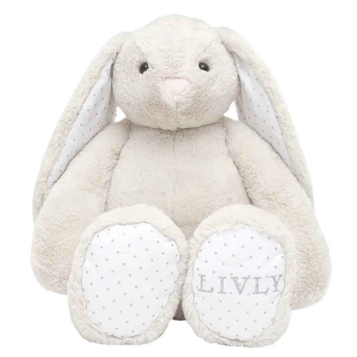 Knuffelkonijn Giant Bunny Marley met stippendetails van het merk LIVLY unisex knuffelkonijn