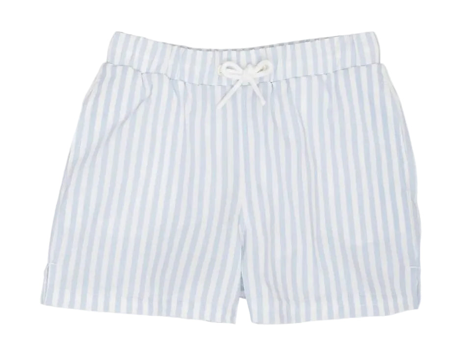 LIVLY zwemshort blauw streepje baby kinder zwembroek Little Mack