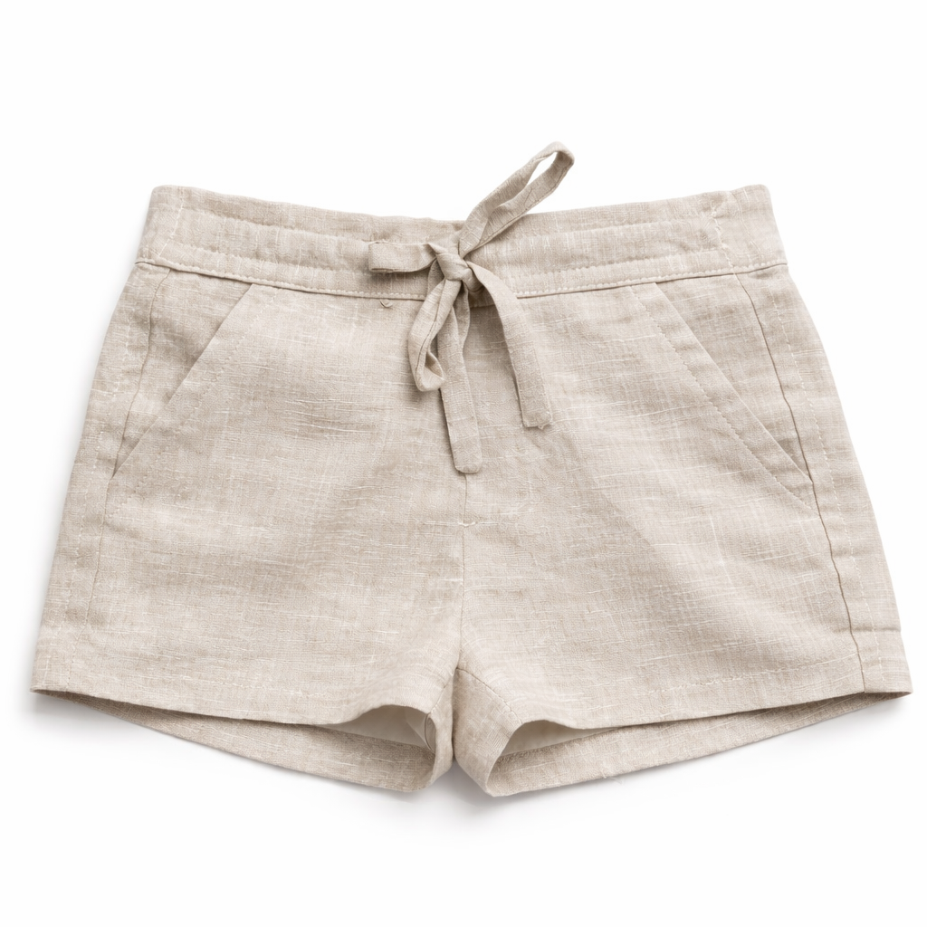 Linnen short met steekzakjes van het merk Martin Aranda