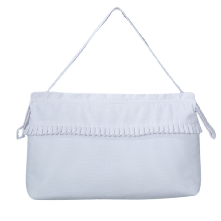 Witte pique citybag luiertas 