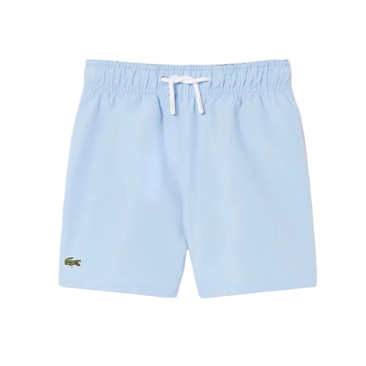 Jongens zwemshort van Lacoste met elastische taille en krokodil logo