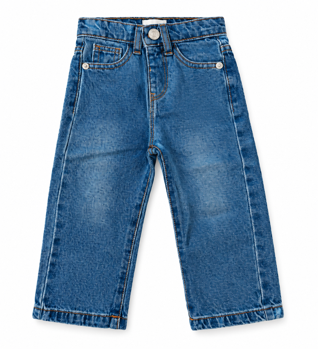wide fit jeans broekje van Martin aranda voor jongens en meisjes