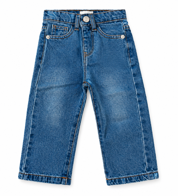 wide fit jeans broekje van Martin aranda voor jongens en meisjes