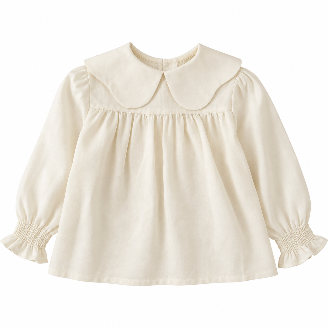 luxe meisjesblouse met grote kraag van Martin aranda
