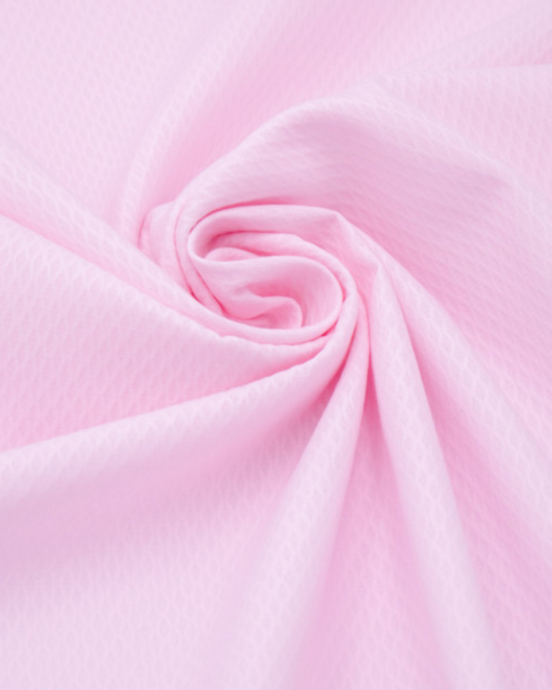 Lichtroze pique stof