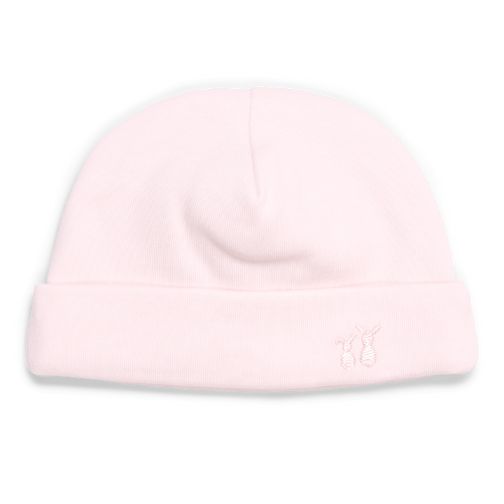 Soft pink babymutsje van Poetree Kids