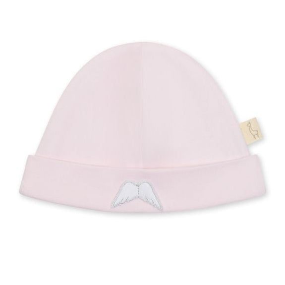 mutsje in licjtroze katoen met 3D vleugels van Baby GI
