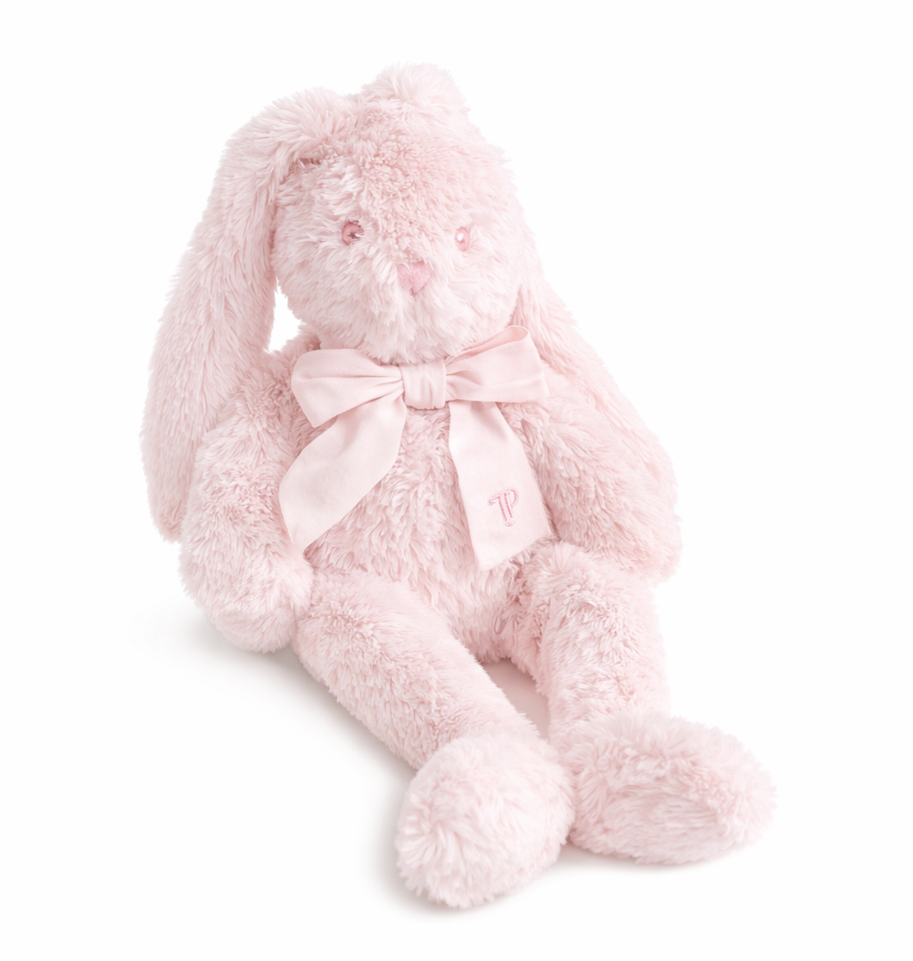 Muzikaal knuffel konijn in lichtroze van het merk Theophile et Patachou