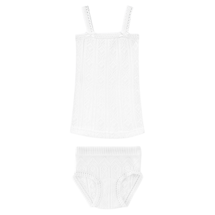 gehaakt tweedelig setje ondergoed van Babidu 