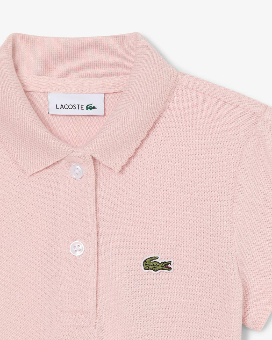 Meisjes polo met logo en contrastkraag – Lacoste