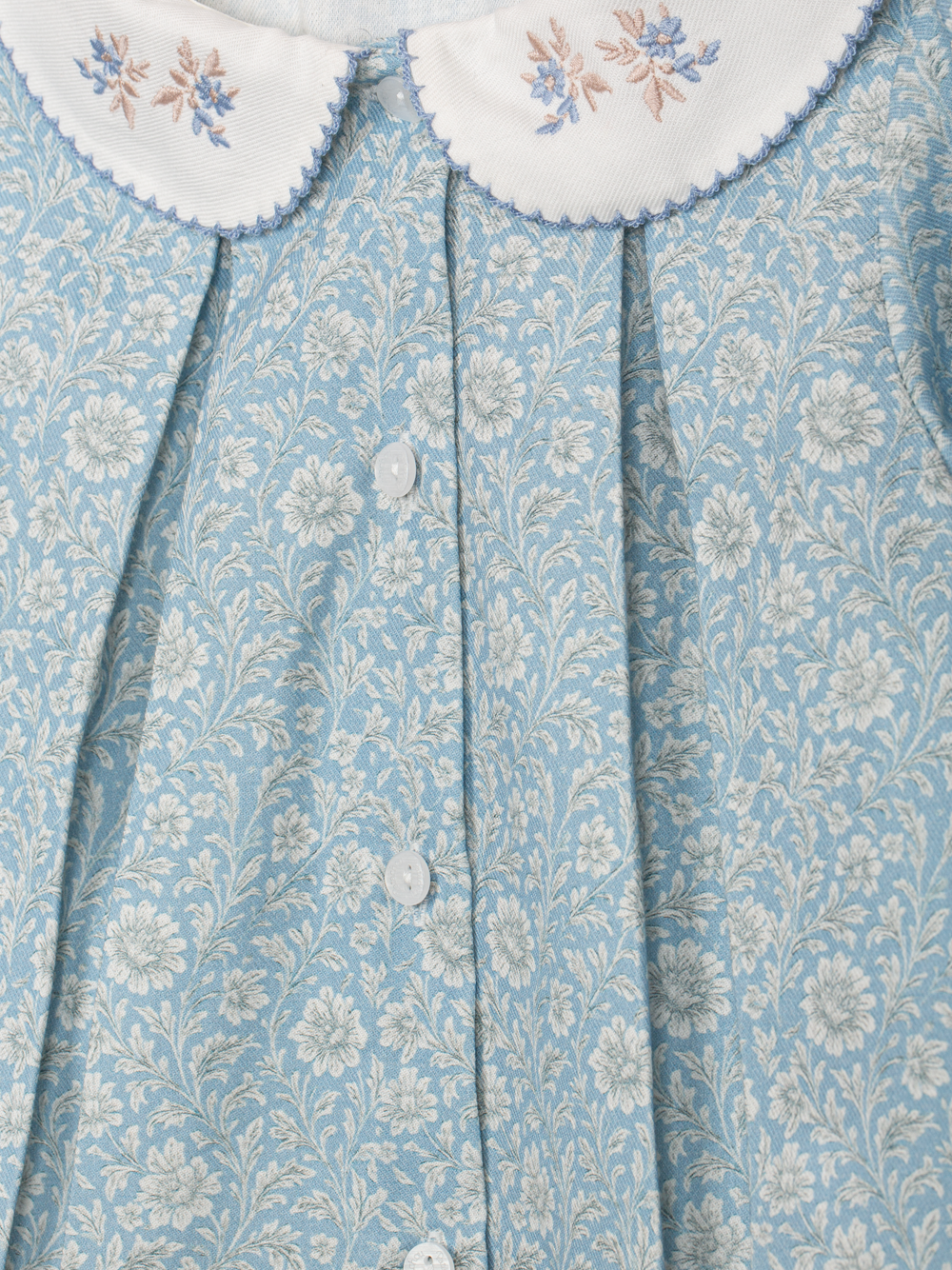 luxe blouse met peter pan kraag 