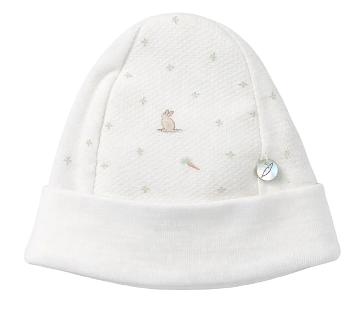 Pureté du Bébé babymutsje wit met konijntjes print