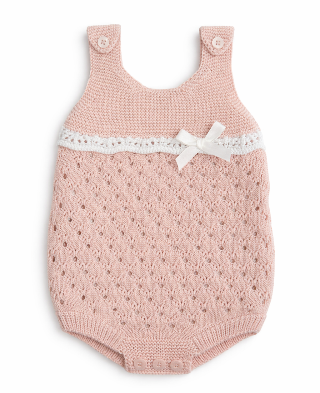 oudroze ajout gebreide romper van Mac Ilusion