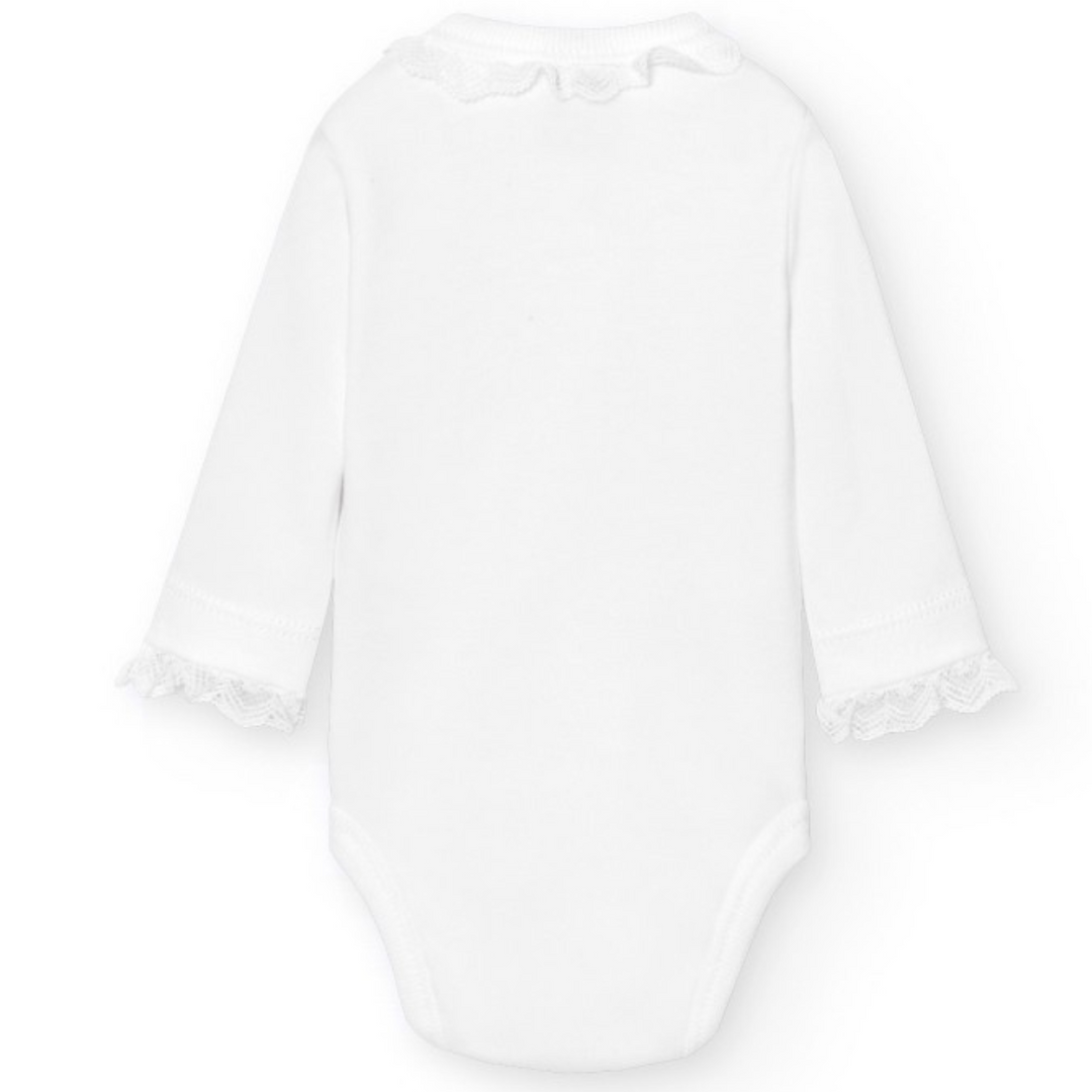 overslag romper met kanten details van het merk babidu 