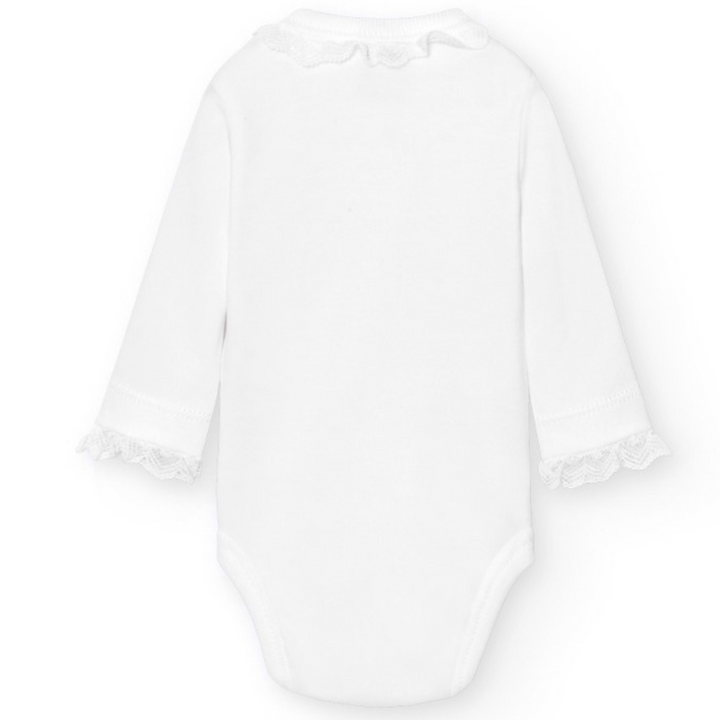 overslag romper met kanten details van het merk babidu 