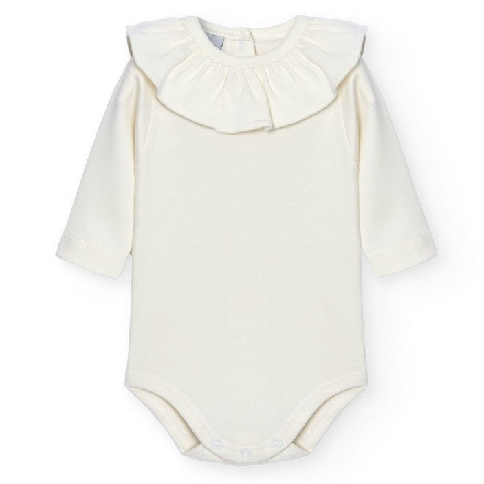 Romper ruche kraag (lange mouw) - Babidu