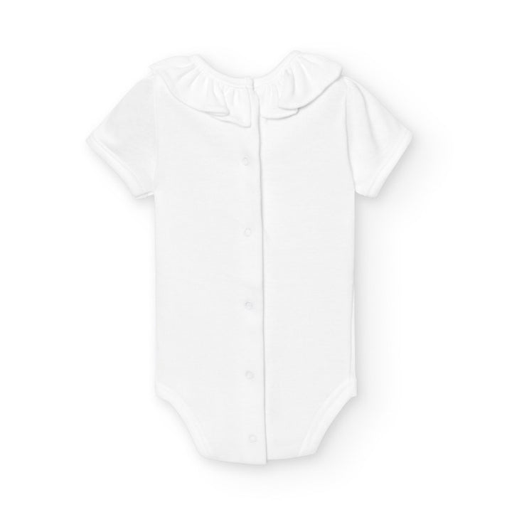 Romper volant kraag + pofmouwen - Babidu