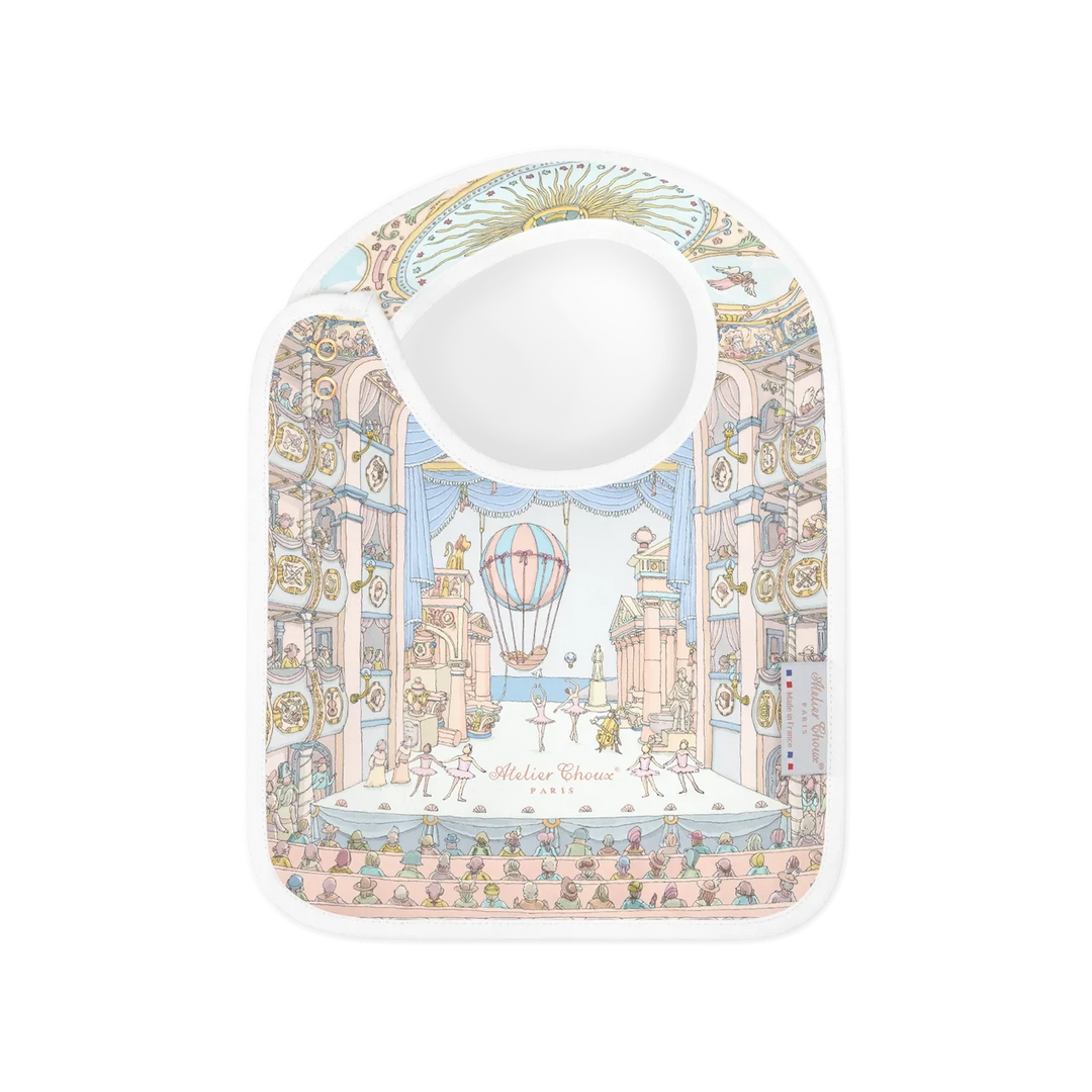 Achterkant van Satin Bib Ballet de Paris Atelier Choux