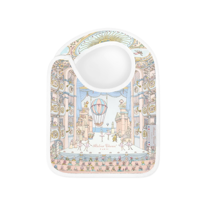 Achterkant van Satin Bib Ballet de Paris Atelier Choux
