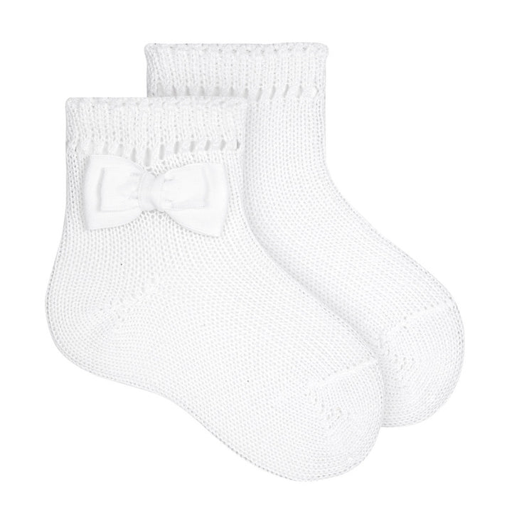 Witte condor strikken met satijnen strik van Condor 