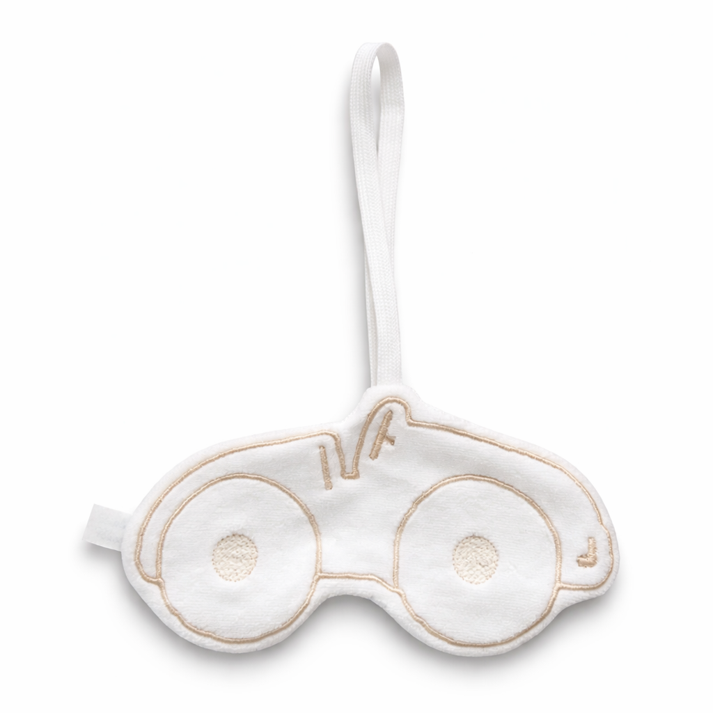 Speendoek classic car in beige Nicky velours