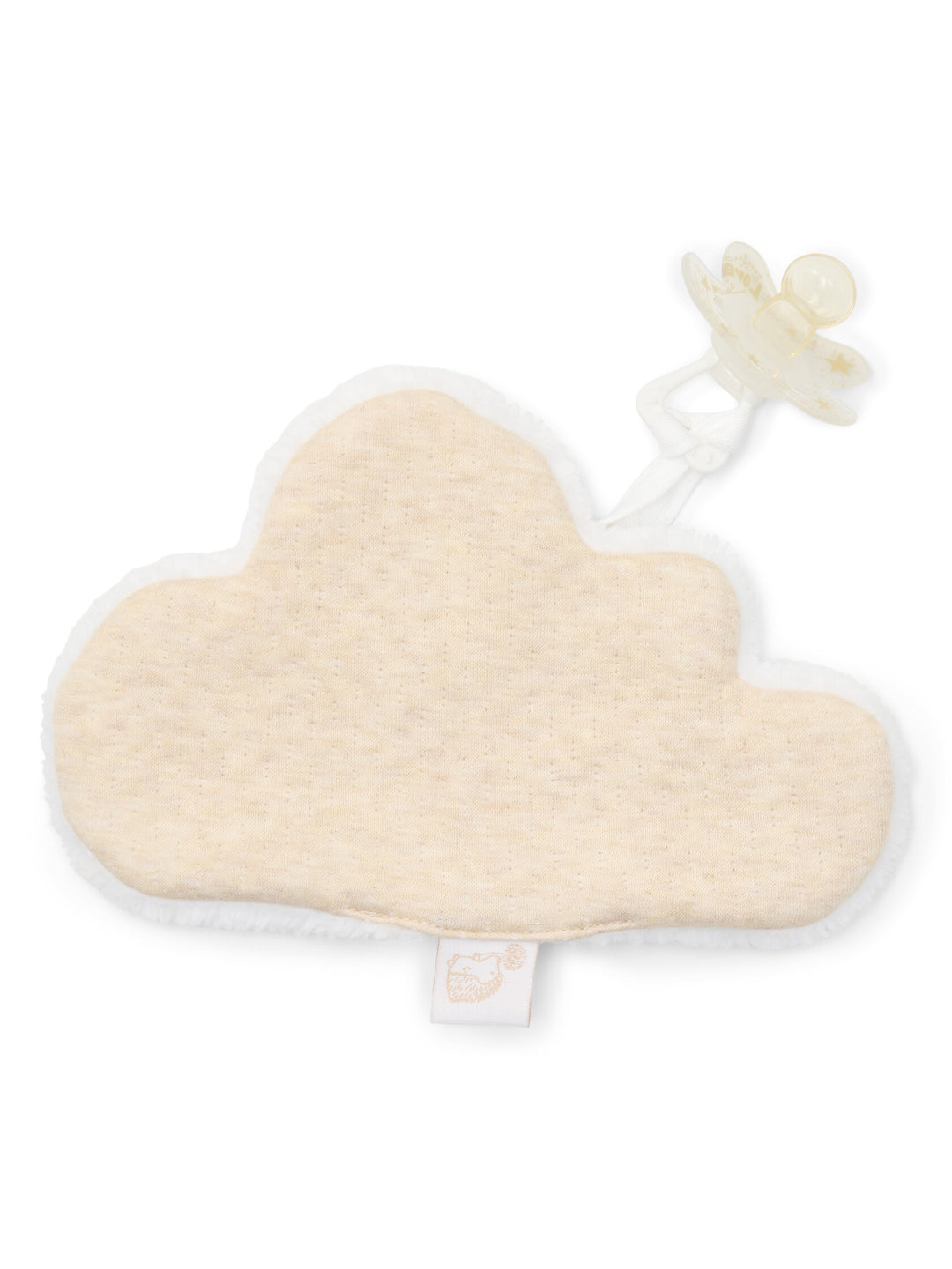 Beige wolkenvorm speeldoekje uit de Etoile Sanod collectie van Poetree Kids