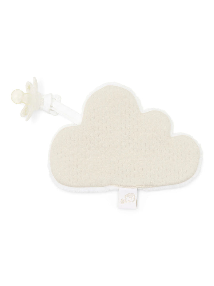 Speendoekje in wolkenvorm in camel beige kleur uit de Little Voyager collectie van Poetree Kids 