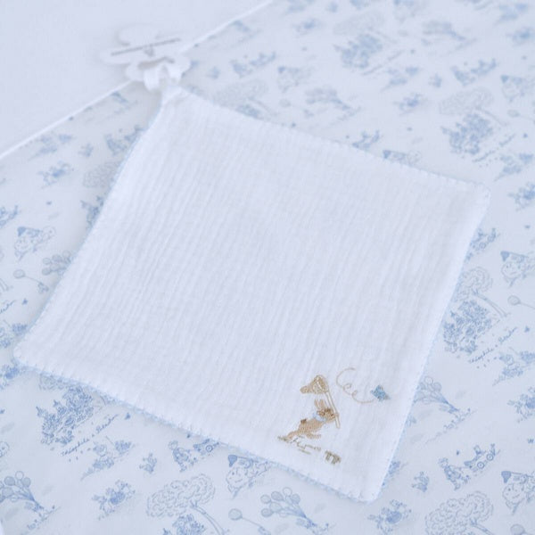 Speendoek Blue Garden Party Theophile et patachou