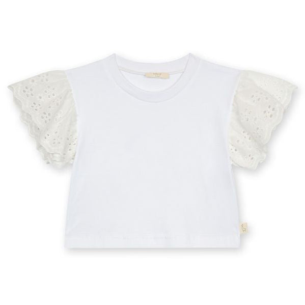 T-shirt met broderie kapmouwtjes van Baby Gi 
