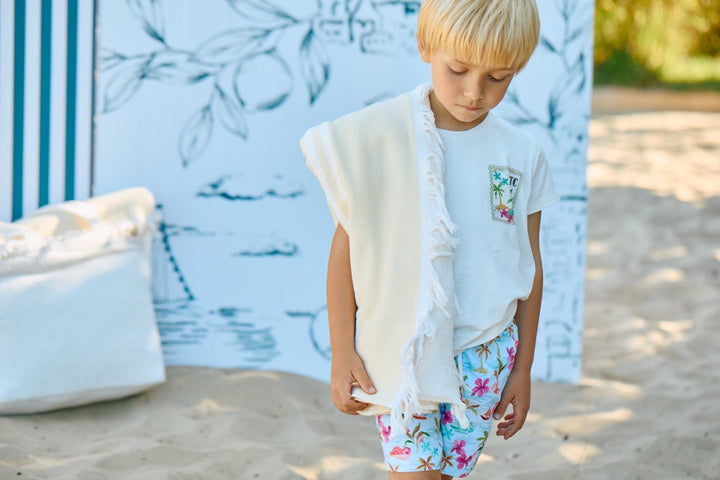 Zwemsetje met hawai print van Patachou 