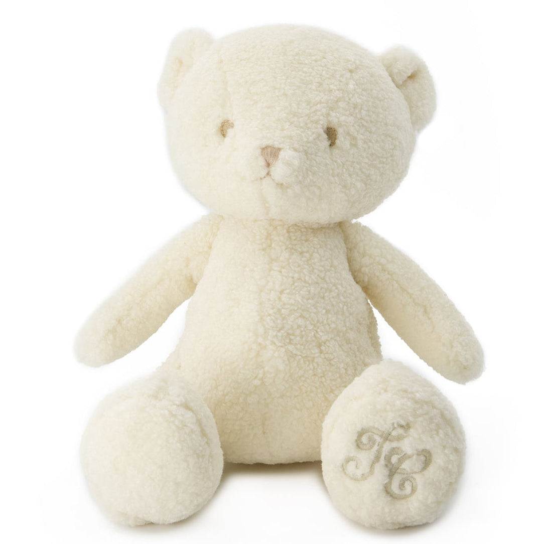 knuffelbeer gaston zachte teddybeer in beige met Tc logo