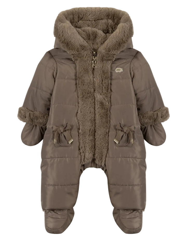 reversibel skipak in donkerbruin van tartine et chocolat