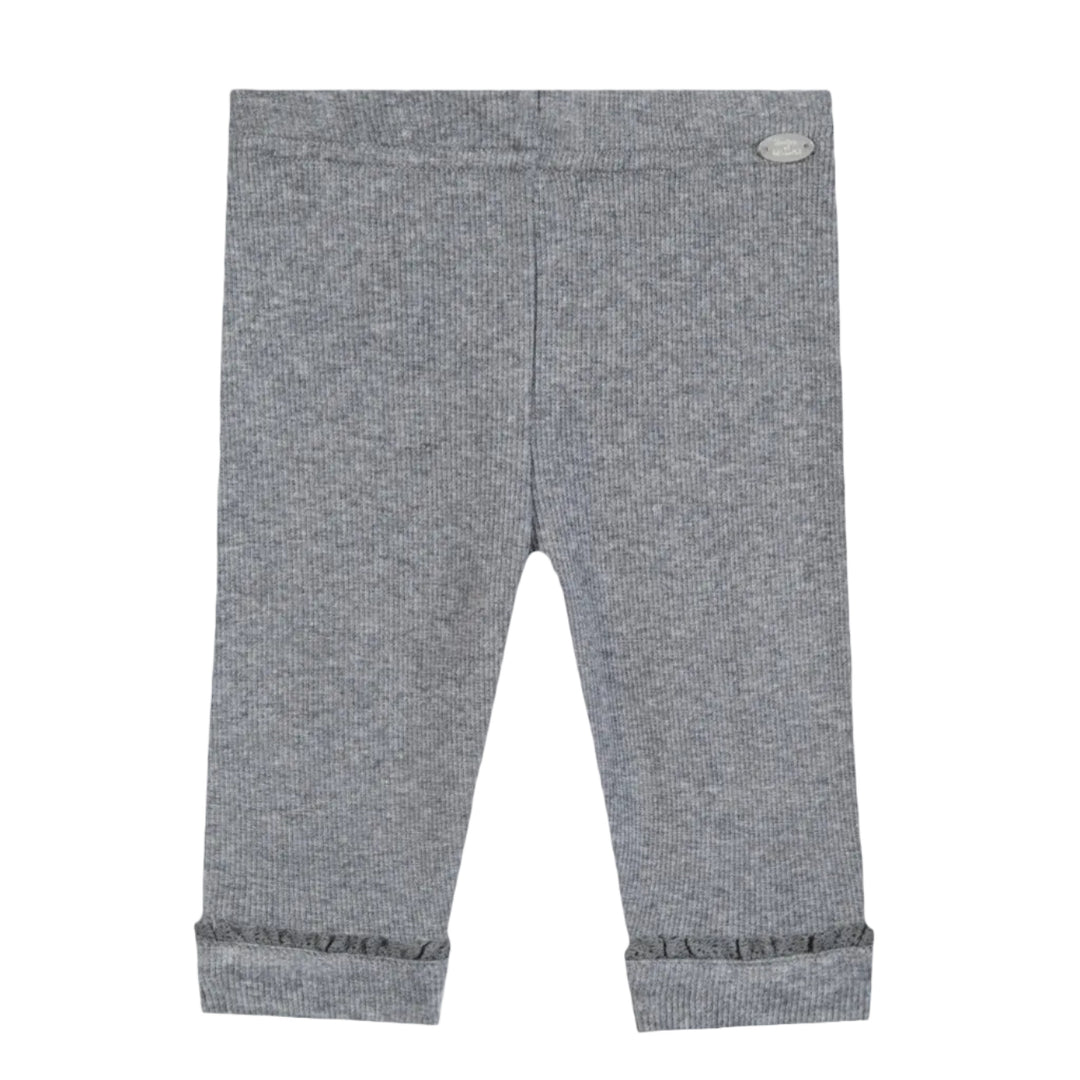 Rib katoenen rib legging in grijs van Tartine et Chocolat 
