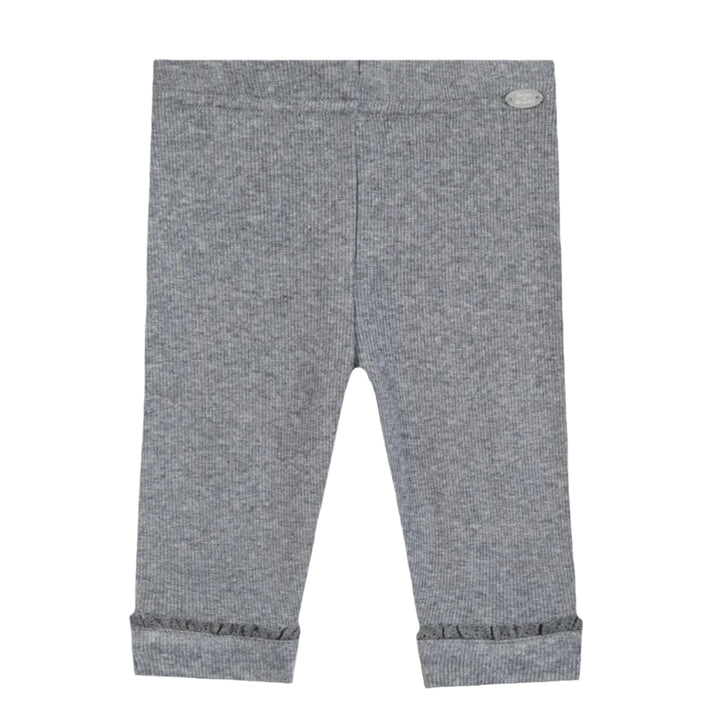 Rib katoenen rib legging in grijs van Tartine et Chocolat 