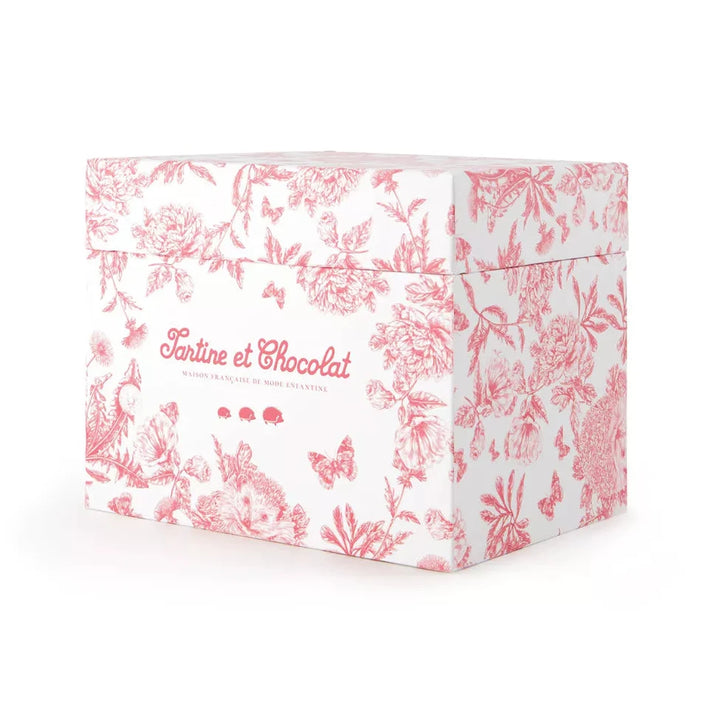 Cadeaudoos in toile de jouy print van het merk tartine et chocolat