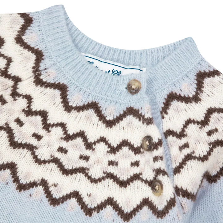 Tartine et Chocolat gebreide jacquard trui 