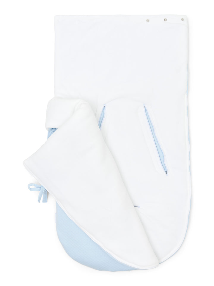 Opengeslagen voetenzak, blue dreams Poetree Kids