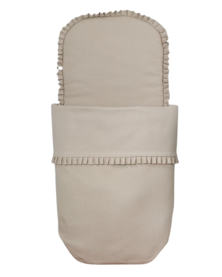 Hoes voor de reiswieg van de kinderwagen in camel