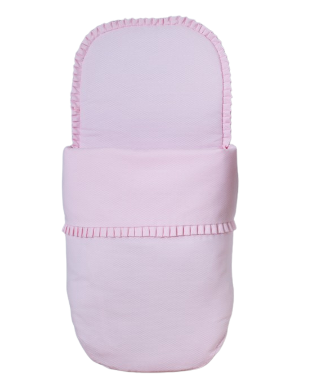 Voetenzak voor de reiswieg in lichtroze 