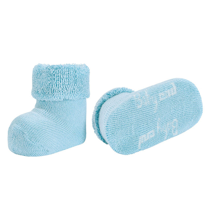 Warme babysokjes in lichtblauw van Condor