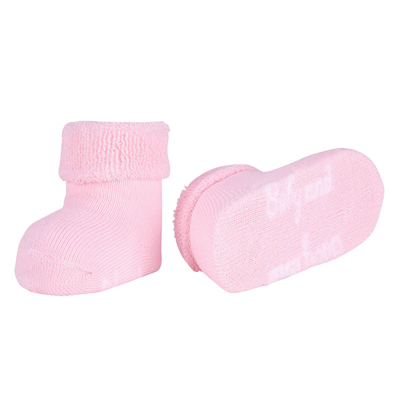 Warme baby sokjes lichtroze