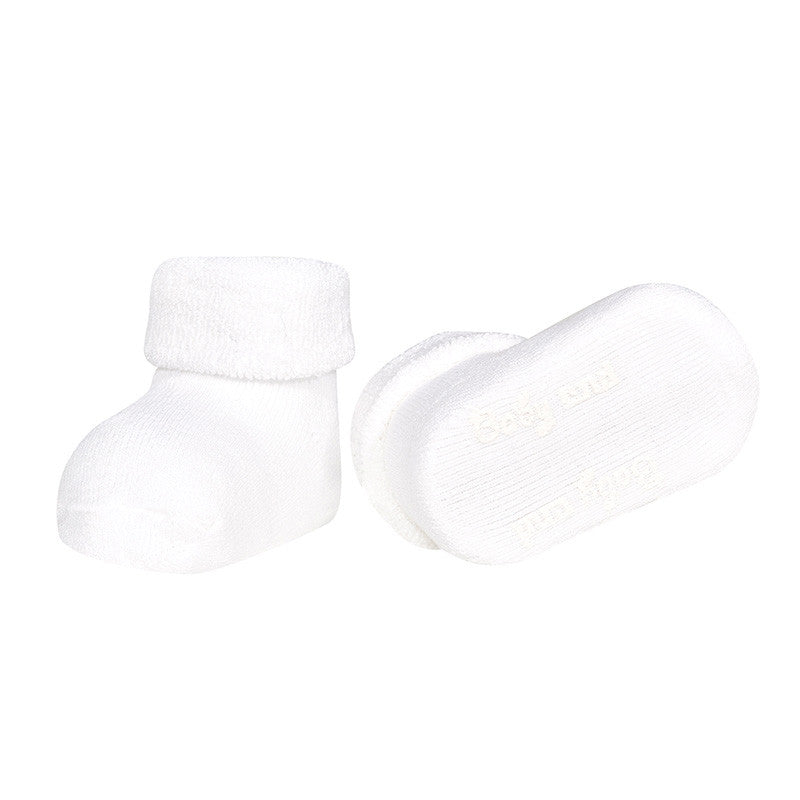 Warme babysokjes in wit van Condor