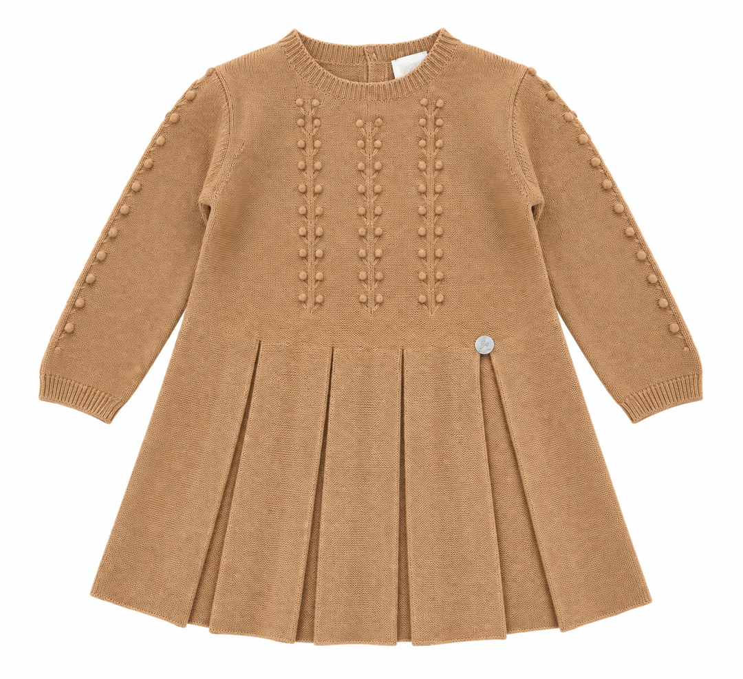 baby jurkje merino wol va redouble in cognac 