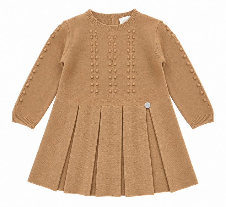 baby jurkje merino wol va redouble in cognac 