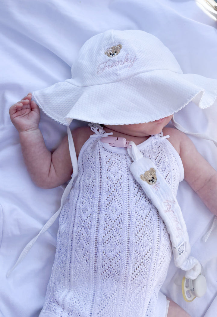 Gepersonaliseerd zonnehoedje original teddy