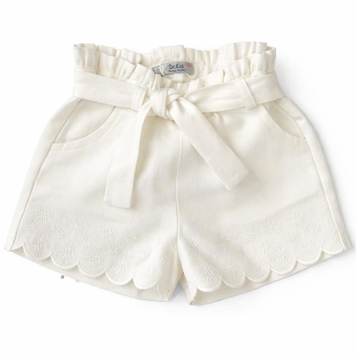 Short met strik en borduursel - Dr. Kid
