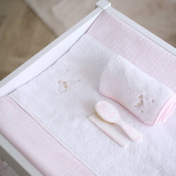 Aankleedkussenhoes Pink Garden Party - Theophile et Patachou