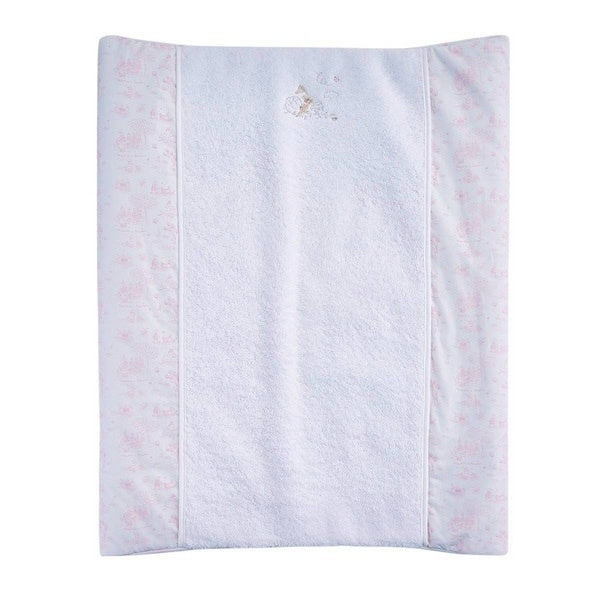 Aankleedkussesnhoes Pink Garden party (print) - Theophile et Patachou