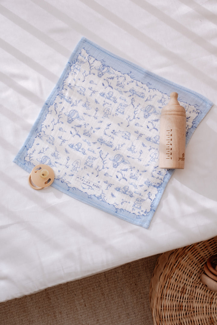 Atelier Babbi Toile de Jouy Hydrofiel Spuugdoekje 30x30 cm